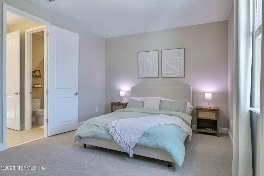 Furnished interior view inside a new home in Legends Preserve - Reserve Series, Daytona Beach (Image 35).