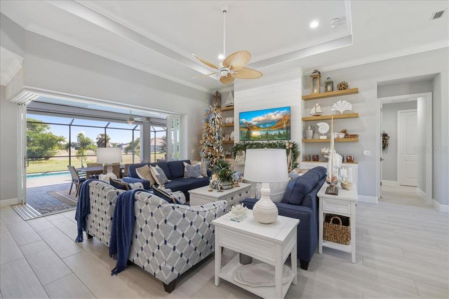 Furnished interior view inside a new home in , Rotonda West (Image 46).