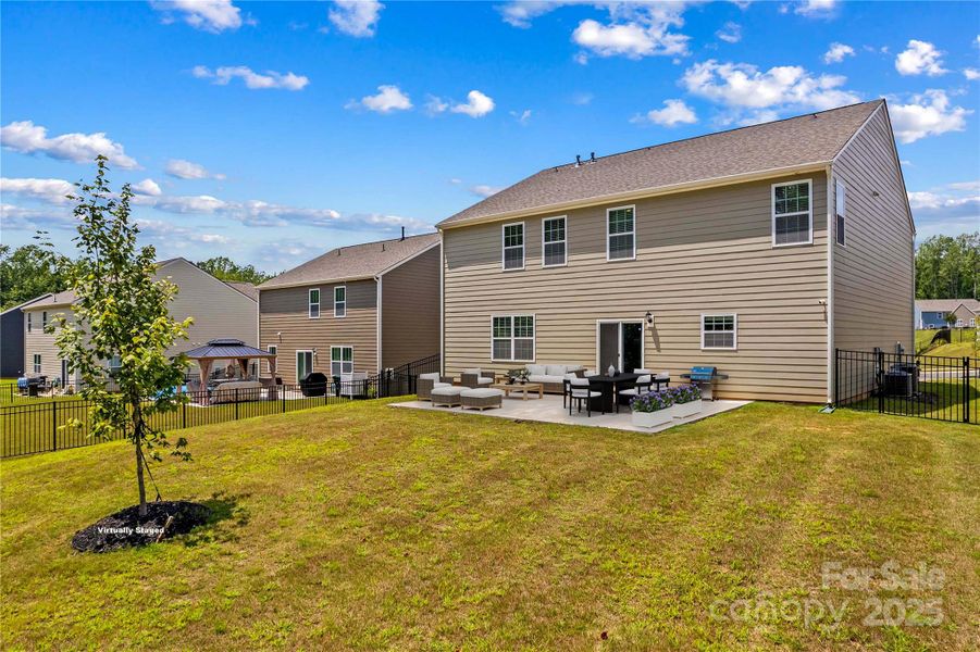 Front exterior of a new home in Calvin Creek, Troutman, NC, highlighting curb appeal (Image 24).