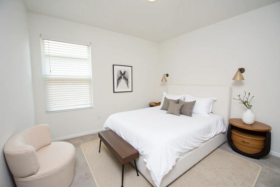 Furnished interior view inside a new home in Wharton Lakes, Wharton (Image 10).