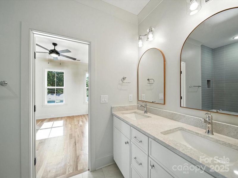 Furnished interior view inside a new home in , Charlotte (Image 8).