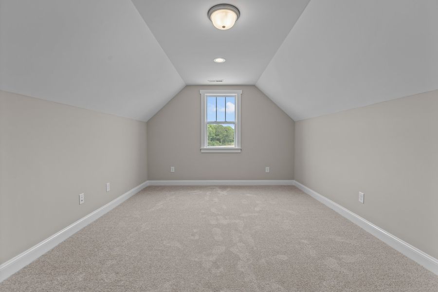 Representative unfurnished interior of a home built from the Haddock by Bill Clark Homes in Laurel Oaks, Greenville (Image 39).