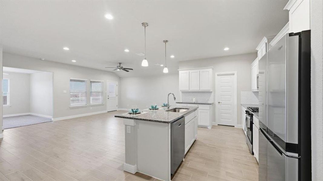 Furnished interior view inside a new home in Legado, Cleburne (Image 4). Furnished interior view inside a new home in Legado, Cleburne (Image 4).