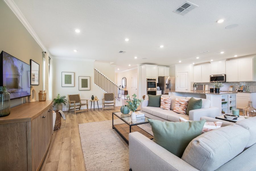 Representative furnished interior of a home built from the Carlisle by Maronda Homes in Palm Bay, Palm Bay (Image 11).