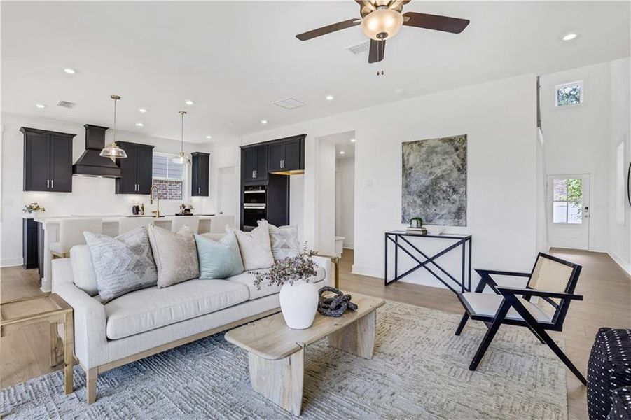 Furnished interior view inside a new home in Poppy at GreenHouse, Marietta (Image 7).