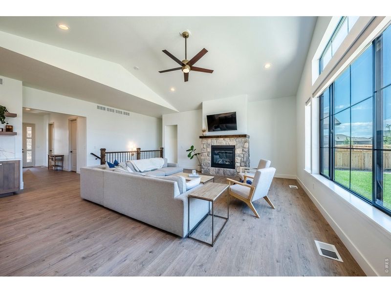 Furnished interior view inside a new home in Greenspire At Windsor Lake, Windsor (Image 29).