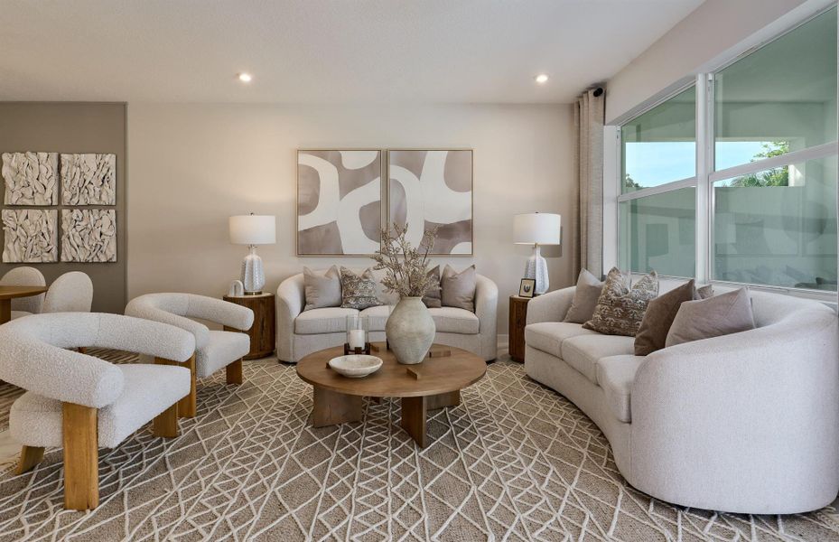 Furnished interior view inside a new home in Forest, Lake Worth (Image 10).