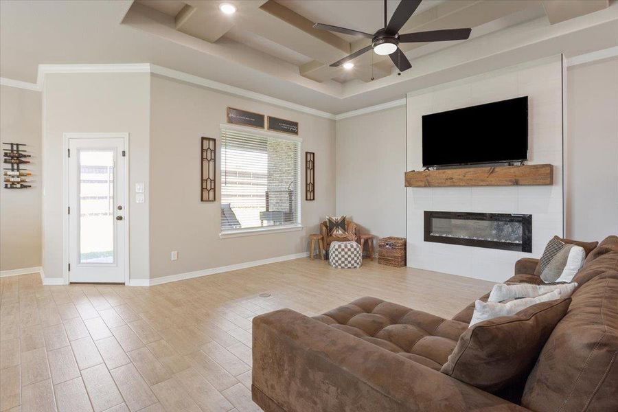 Furnished interior view inside a new home in , Belton (Image 9).