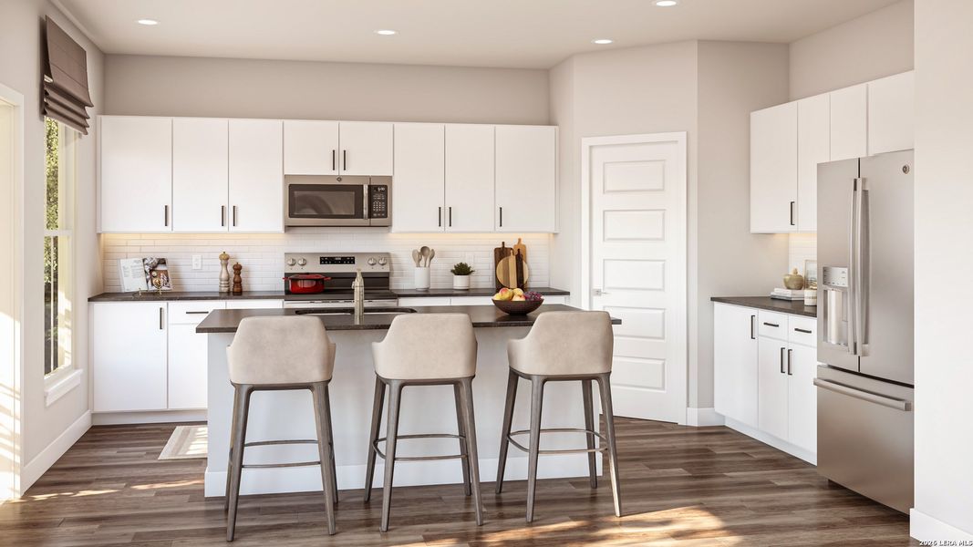 Furnished interior view inside a new home in Edgewood Estates, Midlothian (Image 10).