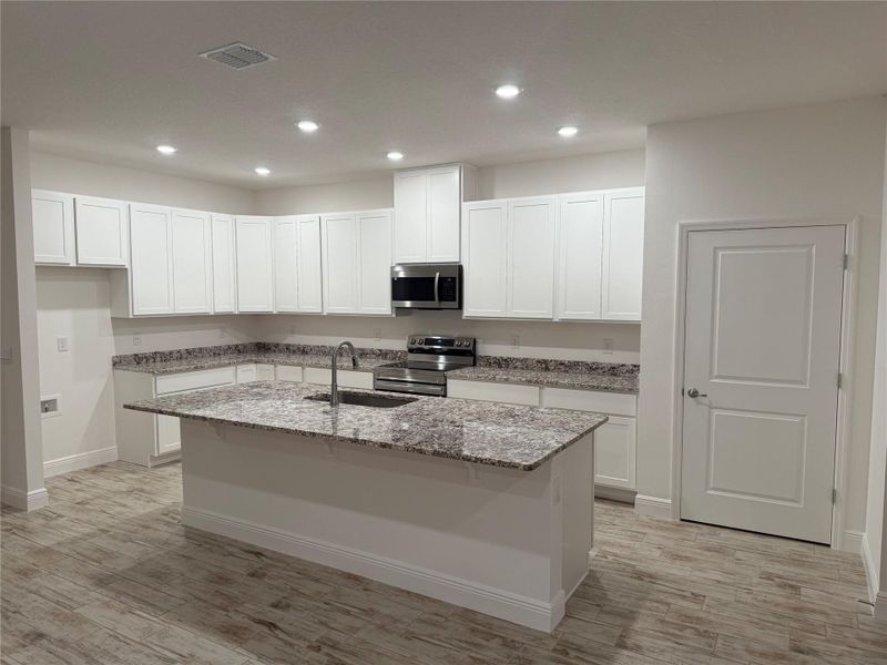 Model home - actual features may vary.