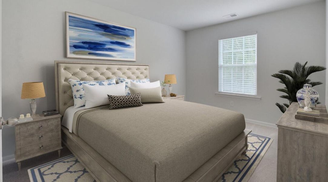 Furnished interior view inside a new home in Carnes Crossroads: Arbor Collection, Summerville (Image 14). Furnished interior view inside a new home in Carnes Crossroads: Arbor Collection, Summerville (Image 14).