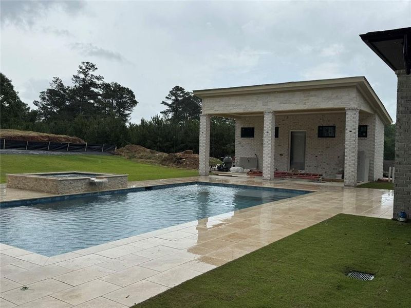 Exterior details and patio area of a home in , Buford (Image 23).