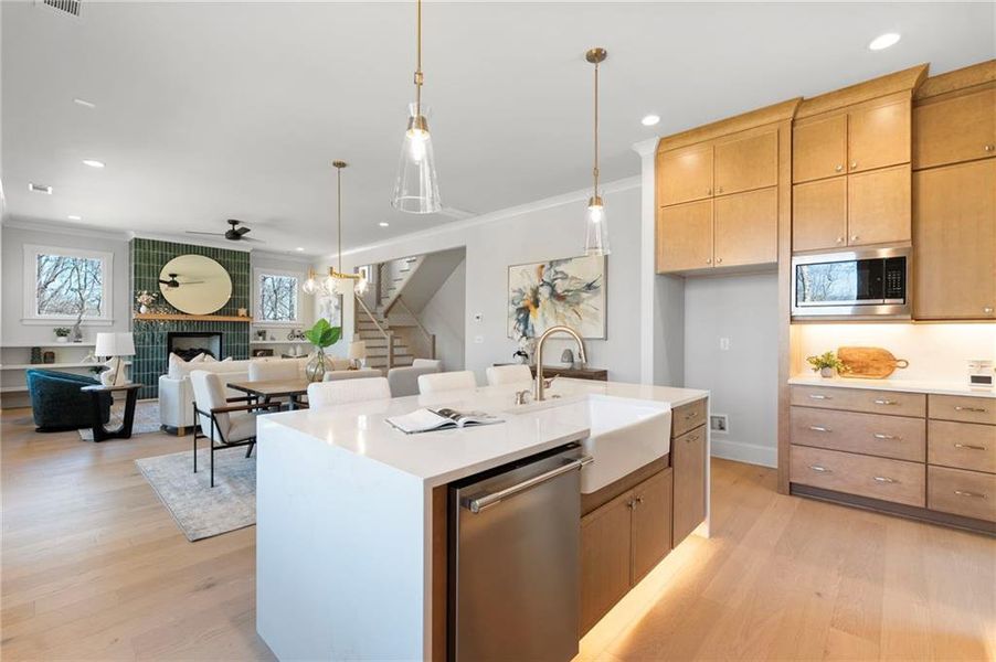 Furnished interior view inside a new home in , Cumming (Image 41).