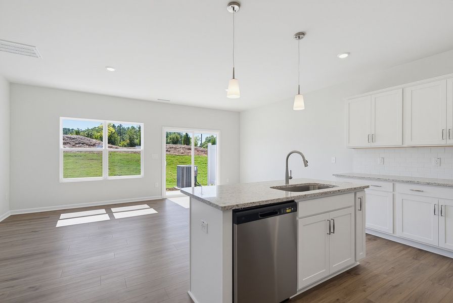Furnished interior view inside a new home in Sweetbrier, Durham (Image 7).