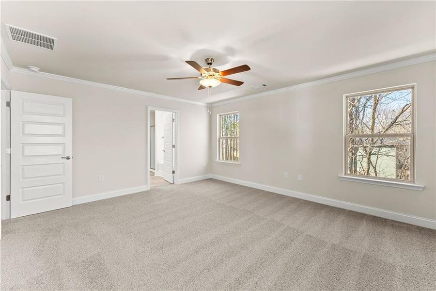 Spacious, unfurnished interior of a new home in Magnolia Villas, Cornelia (Image 41).