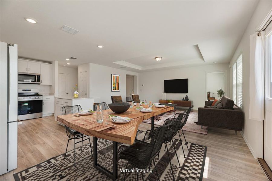 Furnished interior view inside a new home in Verandah, Royse City (Image 7). Furnished interior view inside a new home in Verandah, Royse City (Image 7).