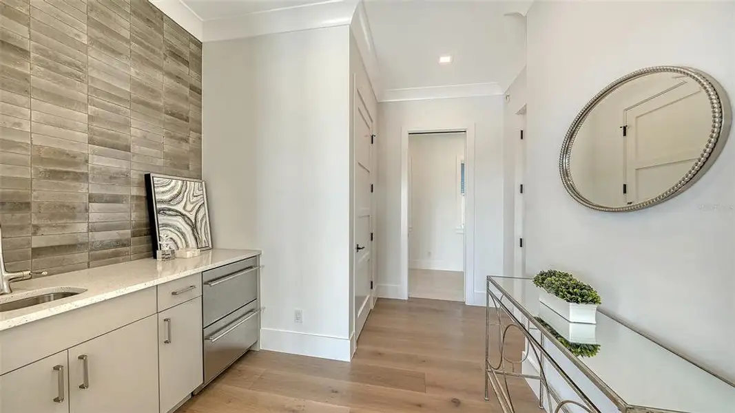 Furnished interior view inside a new home in , Sarasota (Image 52).