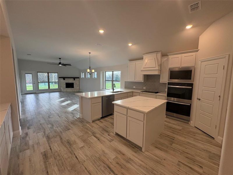 Furnished interior view inside a new home in , Lowry Crossing (Image 4).