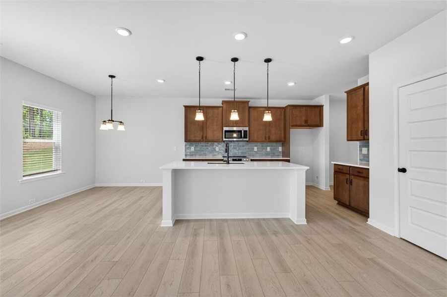 Furnished interior view inside a new home in Allen Manor, Hoschton (Image 4).