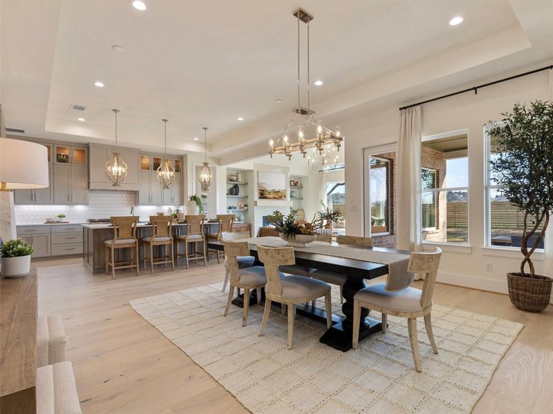 Furnished interior view inside a new home in , Smithville (Image 8).