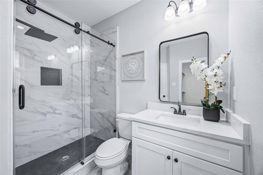 Furnished interior view inside a new home in , Houston (Image 15). Furnished interior view inside a new home in , Houston (Image 15).