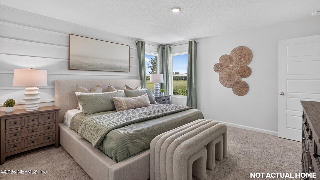 Furnished interior view inside a new home in Liberty Cove, Yulee (Image 20).