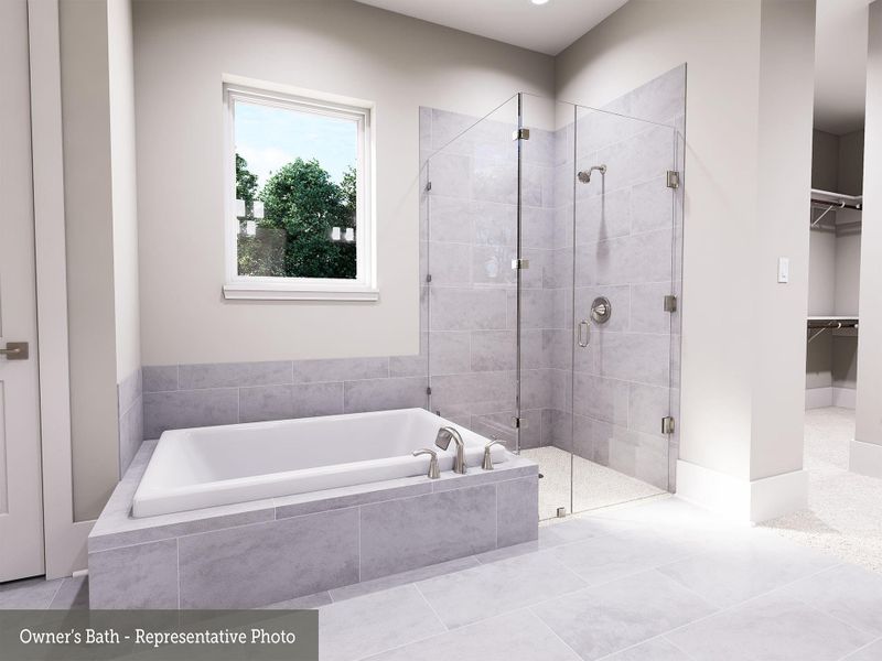 Furnished interior view inside a new home in The Woodlands Hills - Premier Collection, Willis (Image 3).