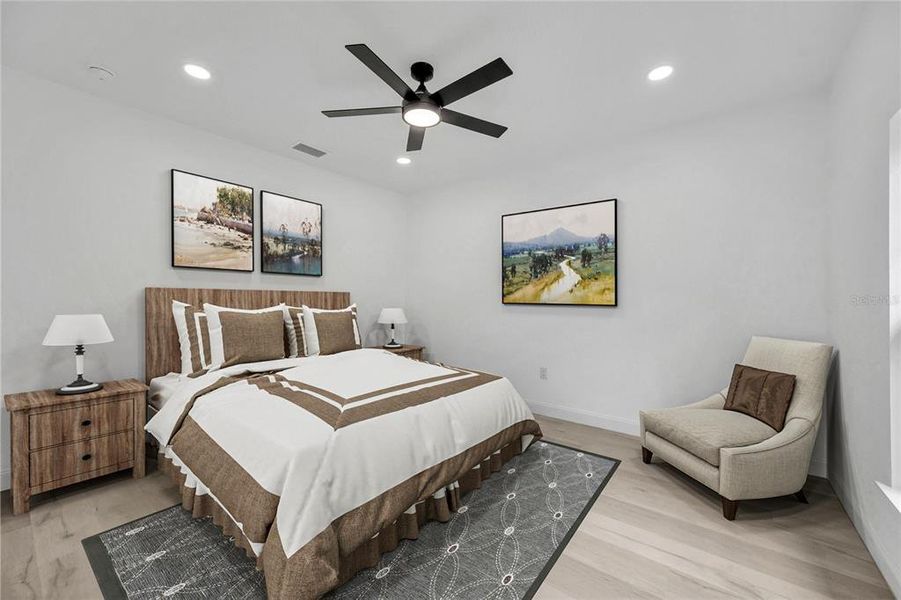 Furnished interior view inside a new home in , Dade City (Image 16).