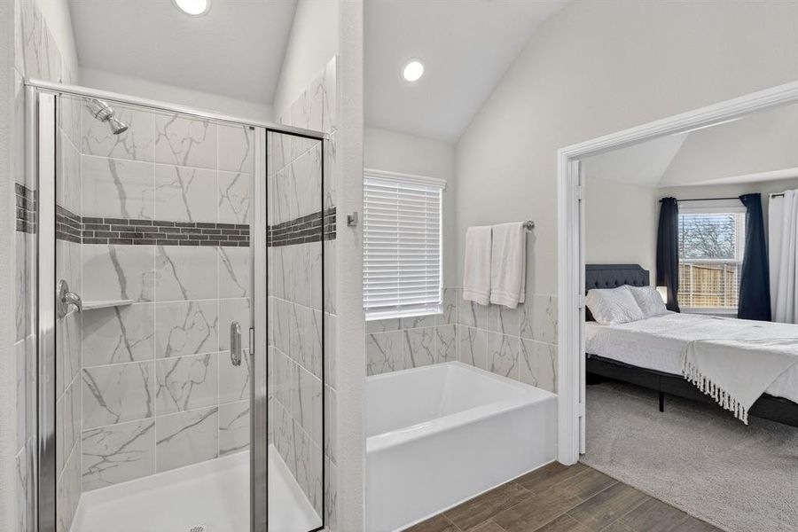 Furnished interior view inside a new home in Sagebrook, Denton (Image 29).