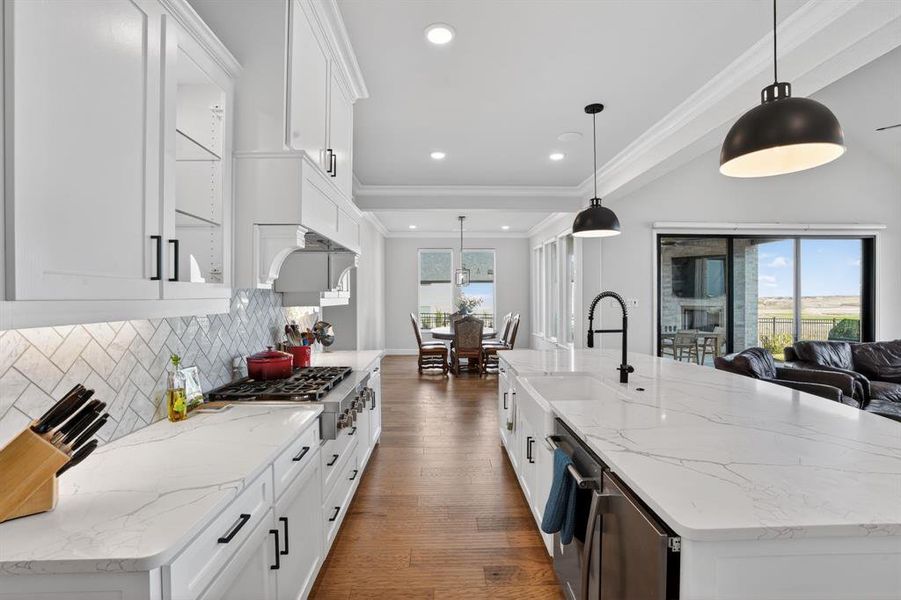 Furnished interior view inside a new home in , Fort Worth (Image 12).