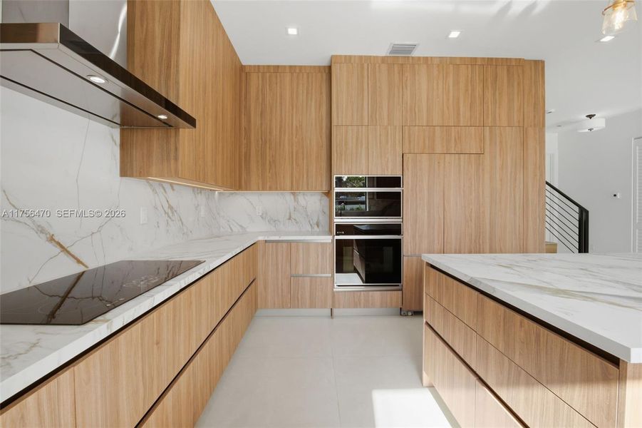 Furnished interior view inside a new home in , Miami (Image 13).