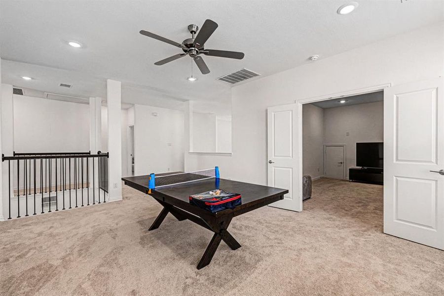 Furnished interior view inside a new home in Wildflower Ranch, Fort Worth (Image 11).