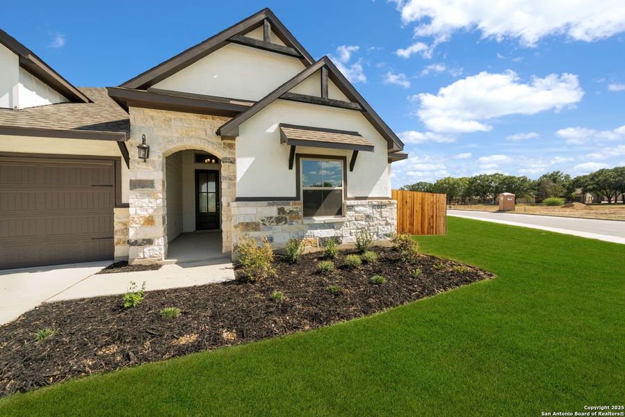 Exterior details and patio area of a home in , Castroville (Image 20).