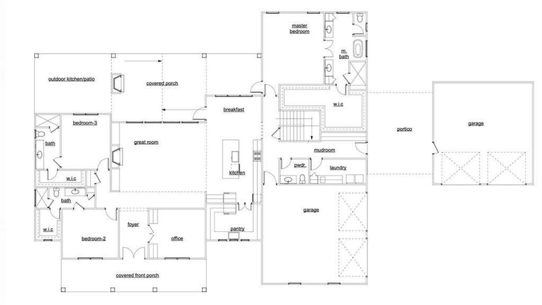 2D floor plan layout of this home in , Ball Ground, GA (Image 3). 2D floor plan layout of this home in , Ball Ground, GA (Image 3).