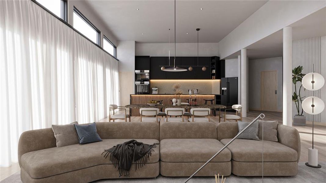 Furnished interior view inside a new home in , Punta Gorda (Image 3).