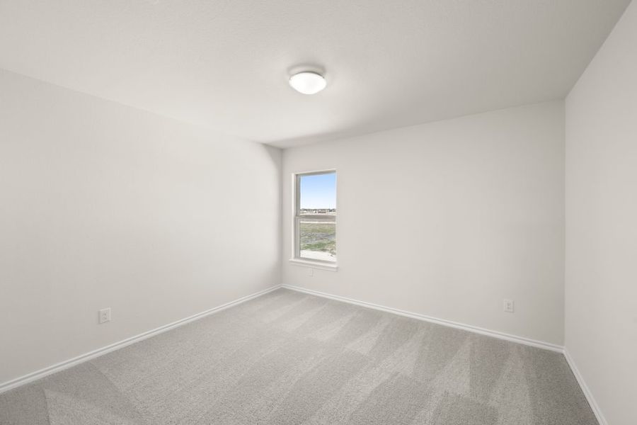 Front exterior of a new home in Myrtle Creek, Waxahachie, TX, highlighting curb appeal (Image 24). Front exterior of a new home in Myrtle Creek, Waxahachie, TX, highlighting curb appeal (Image 24).