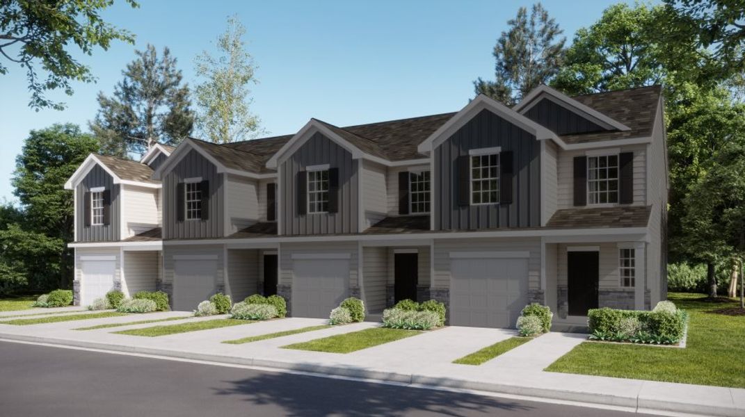 A farmhouse exterior style A farmhouse exterior style