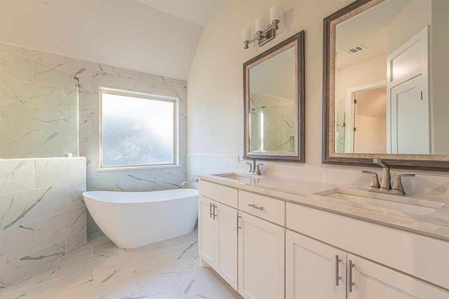 Furnished interior view inside a new home in , Azle (Image 9).