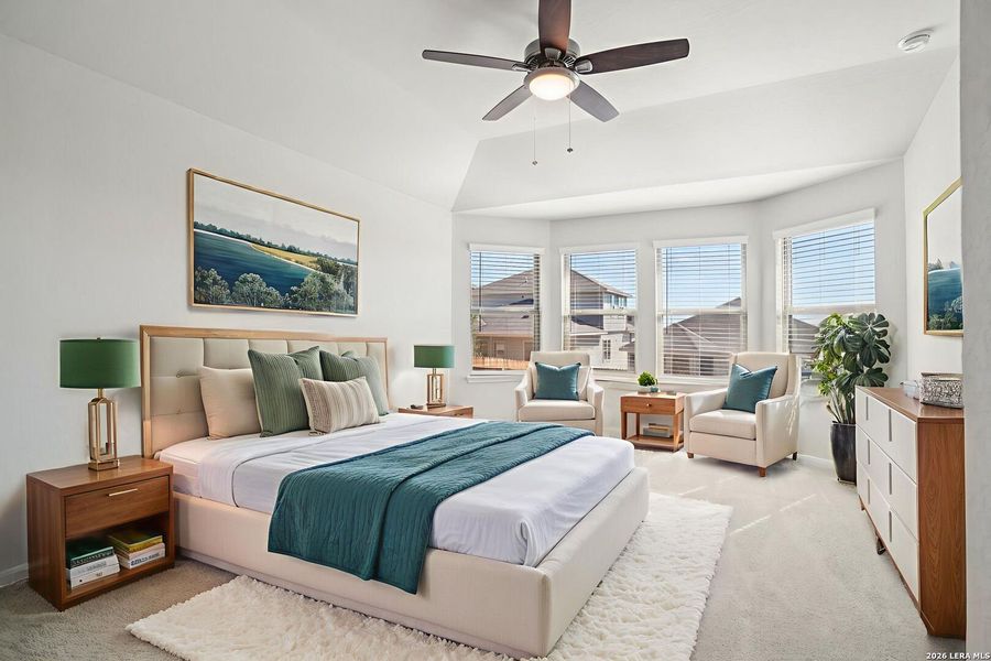 Furnished interior view inside a new home in Kallison Ranch, San Antonio (Image 5).