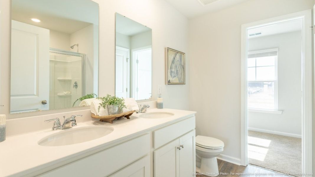 Furnished interior view inside a new home in Carolina Groves, Moncks Corner (Image 27). Furnished interior view inside a new home in Carolina Groves, Moncks Corner (Image 27).