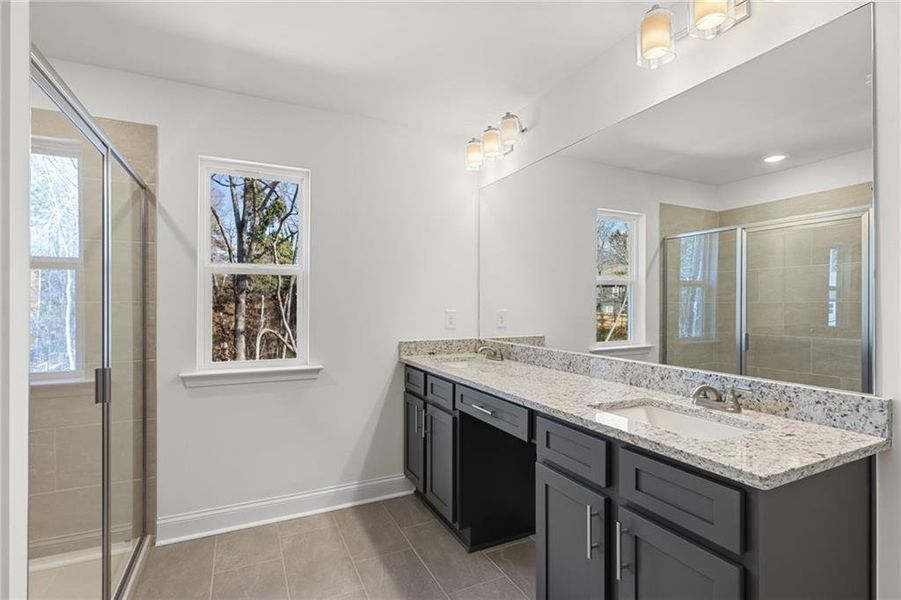 Furnished interior view inside a new home in Mulberry Summit, Flowery Branch (Image 9).