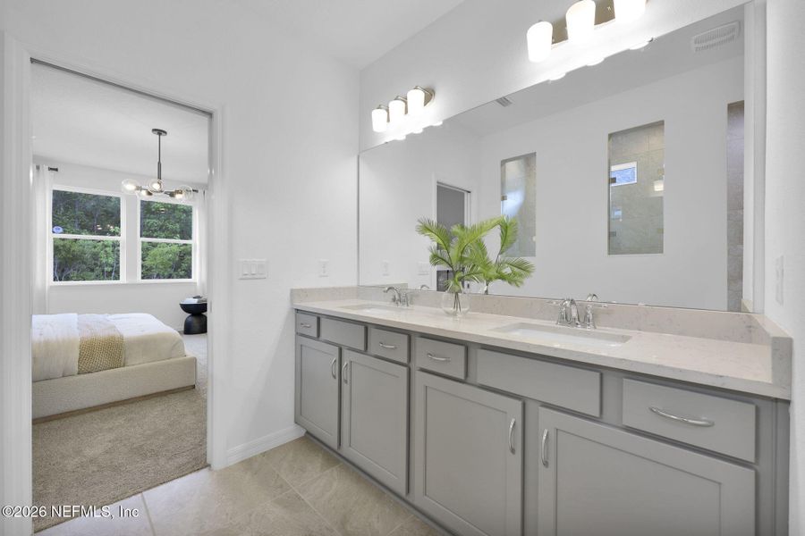 Furnished interior view inside a new home in Hyland Trail, Green Cove Springs (Image 14).