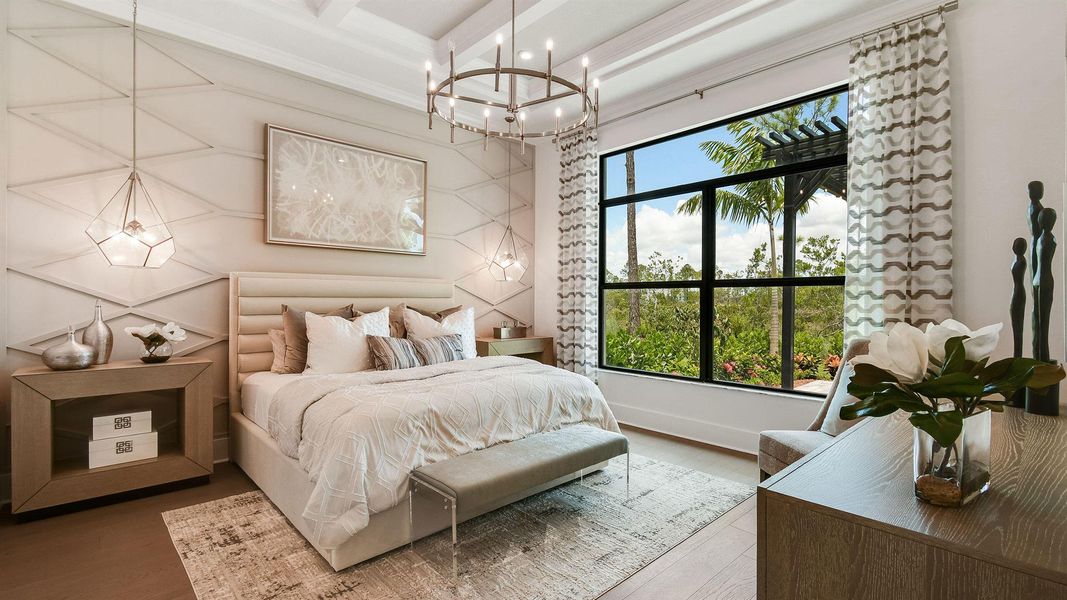 Furnished interior view inside a new home in Mosaic, Port St. Lucie (Image 6). Furnished interior view inside a new home in Mosaic, Port St. Lucie (Image 6).