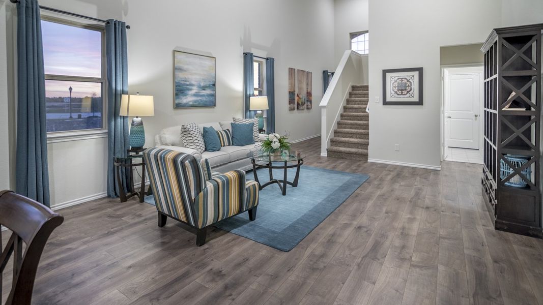 Furnished interior view inside a new home in Wildcat Ranch, Crandall (Image 16).