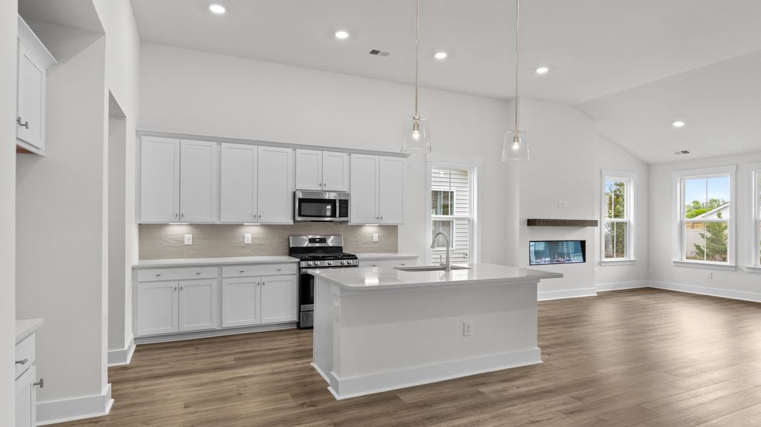 Furnished interior view inside a new home in Bluffs at Sun Colony, Longs (Image 4).