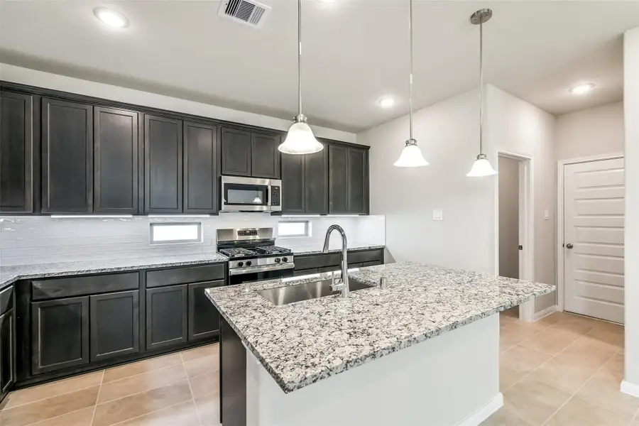 Furnished interior view inside a new home in Anderson Lakes, Houston (Image 9). Furnished interior view inside a new home in Anderson Lakes, Houston (Image 9).