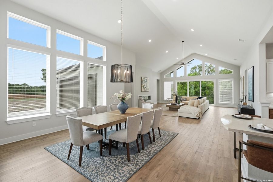 Furnished interior view inside a new home in Potranco Oaks, Castroville (Image 9).