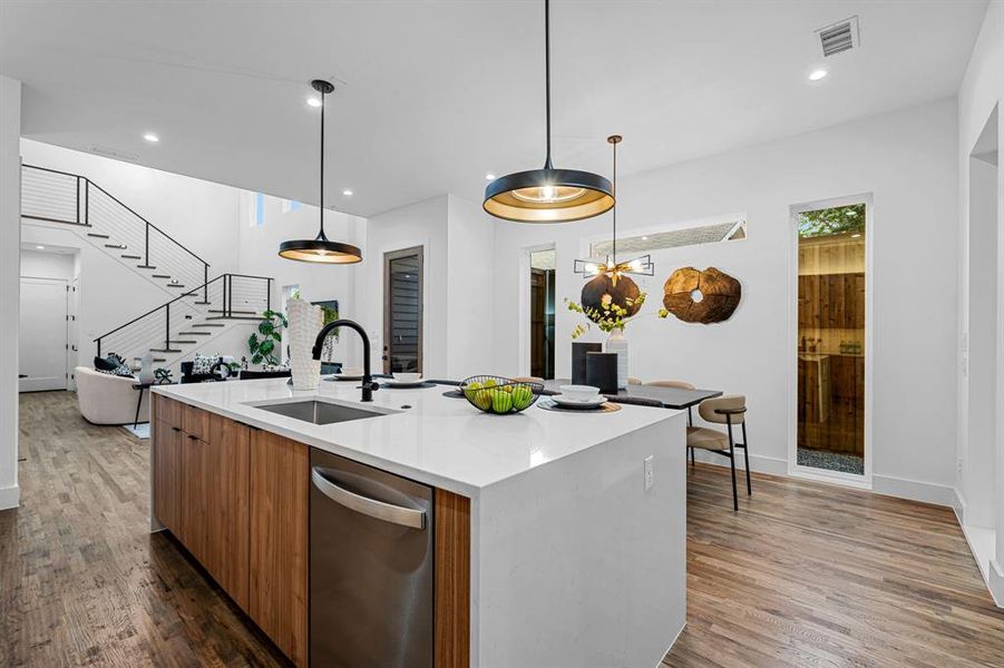 Furnished interior view inside a new home in , Dallas (Image 12). Furnished interior view inside a new home in , Dallas (Image 12).