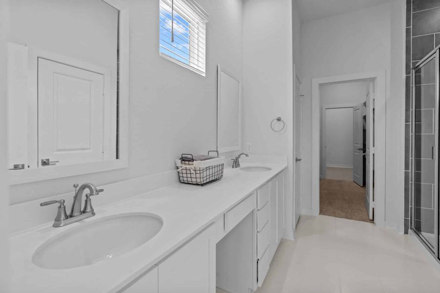 Representative furnished interior of a home built from the Ryker by Chesmar Homes in The Crossvine – Garden Homes, Schertz (Image 5).