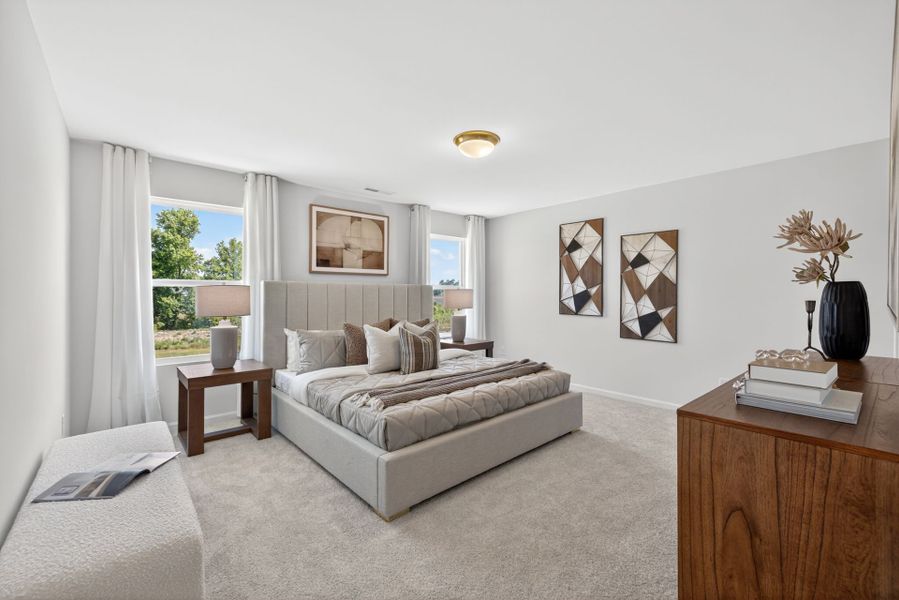 Furnished interior view inside a new home in Nathans Ridge, Lillington (Image 15).